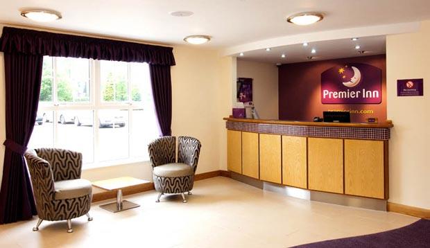 Reception at Premier Inn Cwmbran