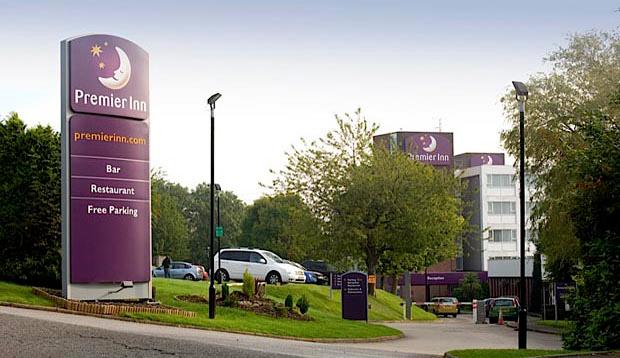 Exterior of Premier Inn Cardiff North