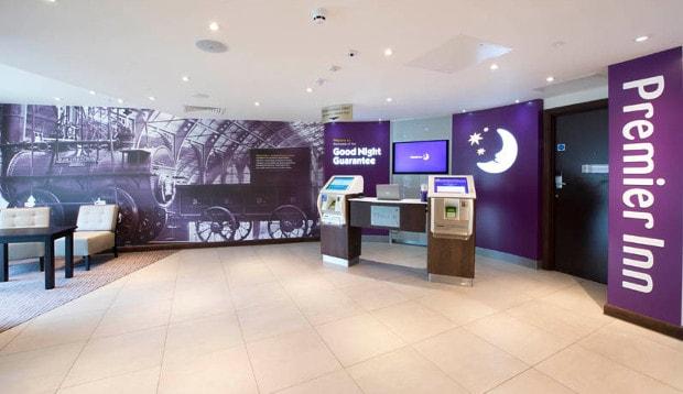 Reception at Premier Inn Darlington Town Centre