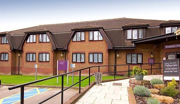 Exterior of Premier Inn Hotel Derby South