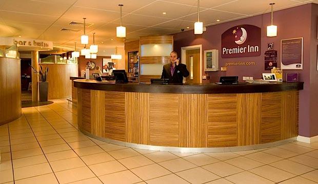 Reception at Premier Inn Dublin