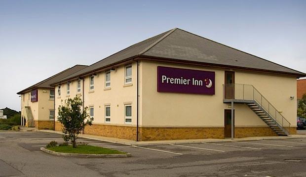 Side view exterior of Premier Inn Durham East
