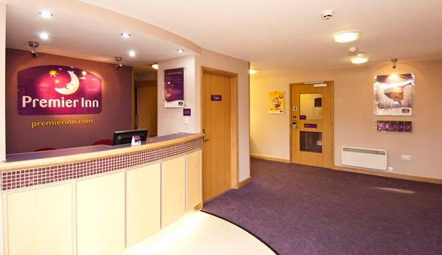 Reception at Premier Inn Rainham (Kent)
