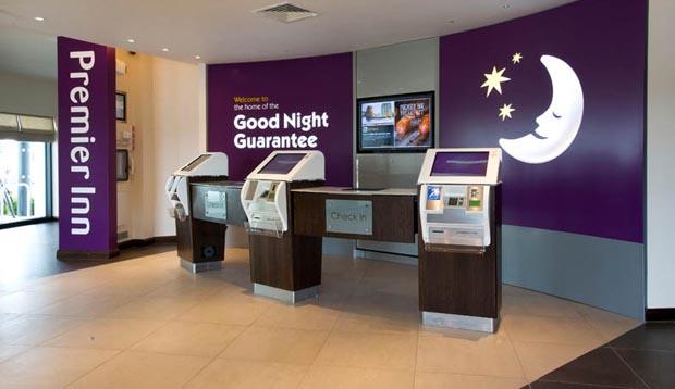 Reception at Premier Inn Glasgow Pacific Quay (SECC)
