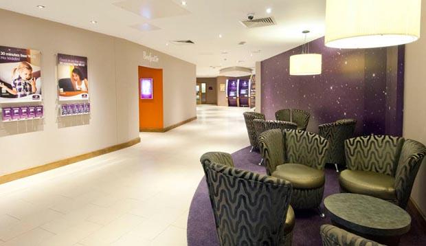 Restaurant area at Premier Inn Halifax Town Centre
