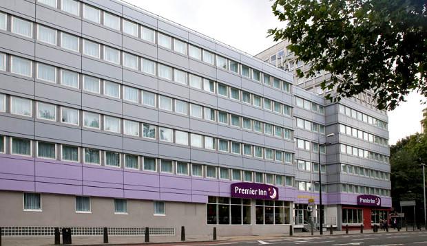 Exterior at Premier Inn London Euston hotel