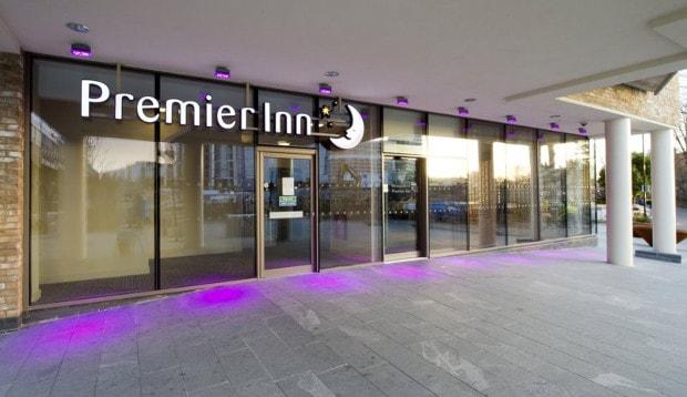 Exterior of Premier Inn London Lewisham hotel