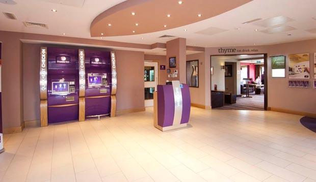 Reception at Premier Inn Loughton/Buckhurst Hill