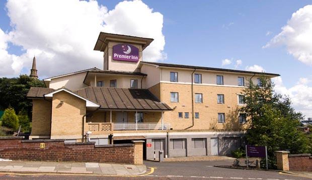Outside Premier Inn Newcastle City Centre (Millennium Bridge)