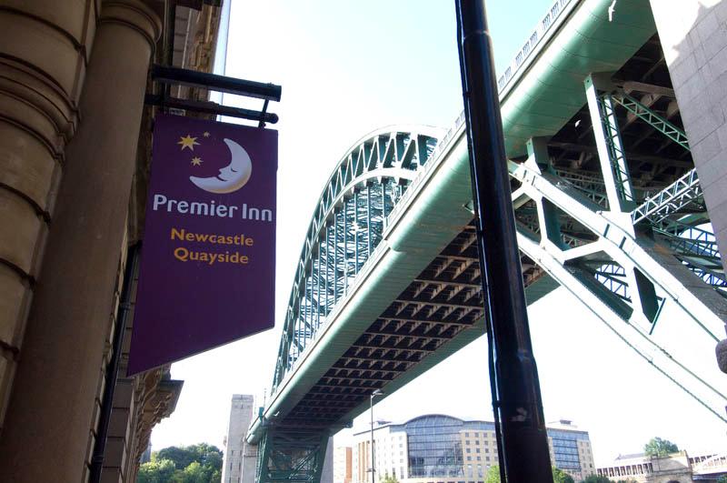 Exterior at Premier Inn Newcastle Quayside hotel 
