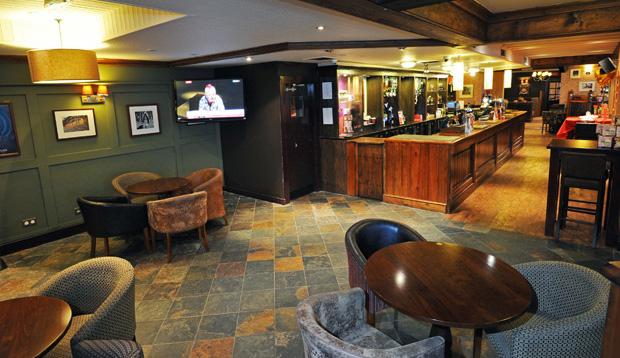 Bar area at Premier Inn Northampton Bedford Rd/A428 hotel
