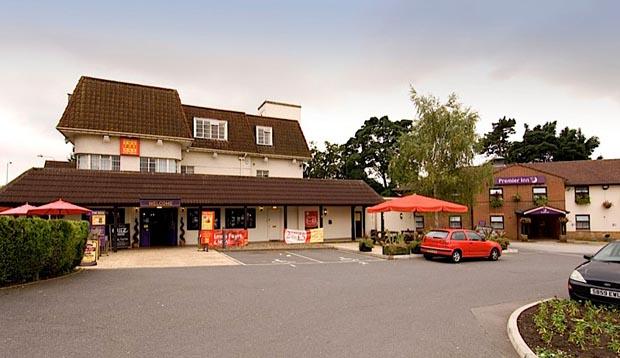 Outside Premier Inn Nottingham South hotel