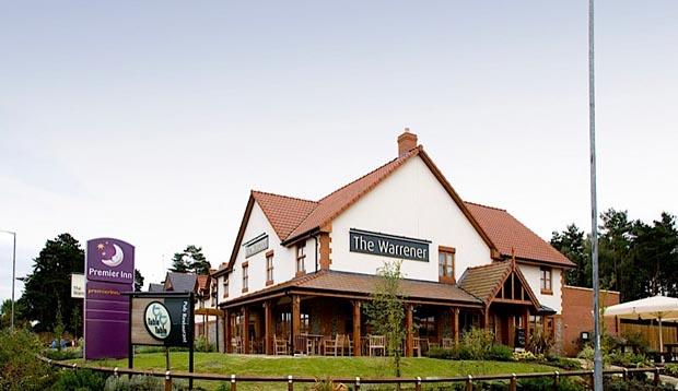 Exterior of Premier Inn Thetford