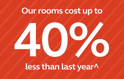 Save up to 40% this year