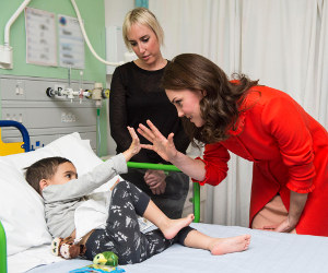 HRH The Duchess of Cambridge at Great Ormond Street Hospital