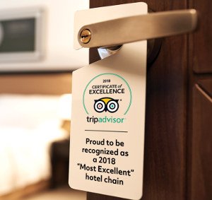 TripAdvisor Certificate of Excellence 2018
