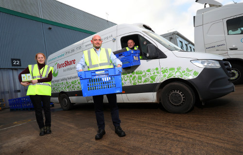 Serving up 200 tonnes worth of food for UK charities