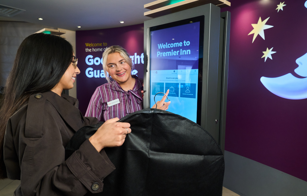 Introducing the Crease-Free Concierge! Visit our steam team this Saturday 6th June