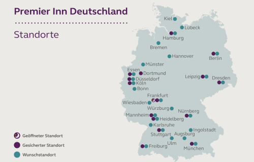 28.02.18 | Whitbread gibt den Erwerb von 19 Hotels in Deutschland bekannt - ein wichtiger Schritt in der deutschen Expansion von Premier Inn