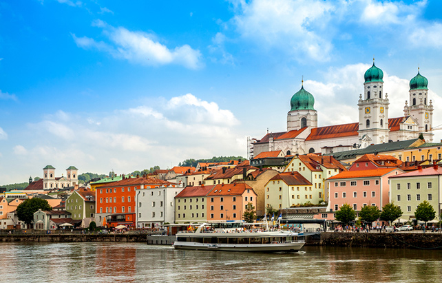 In Passau trifft Kultur Natur