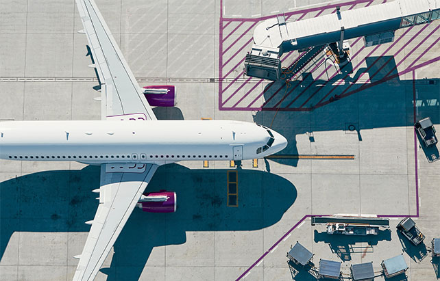Flughafen Abflugtafel