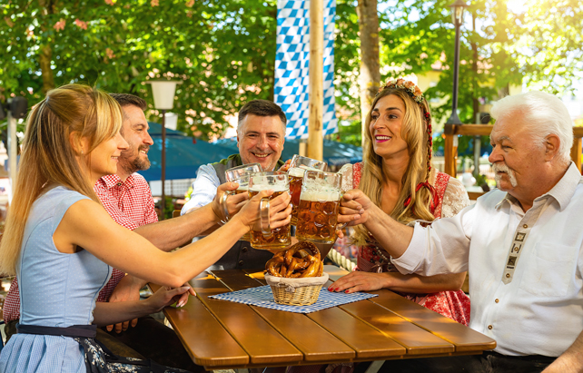 Biergenuss im Biergarten