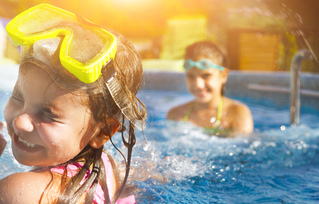 Familienausflug in die Therme
