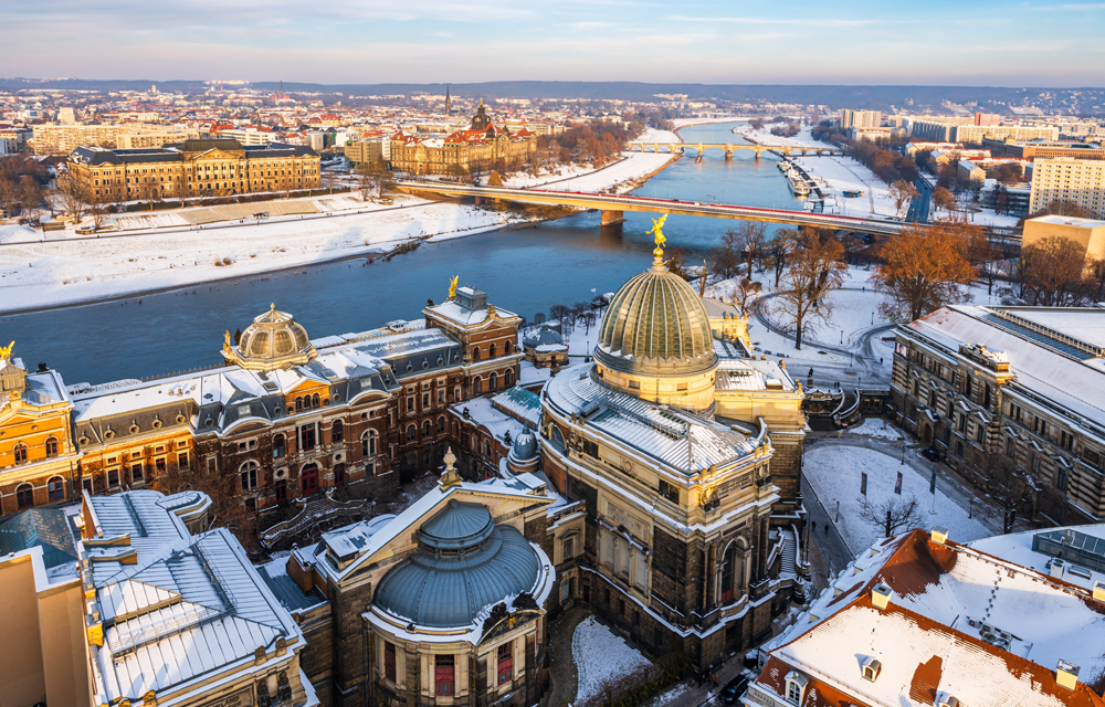 Dresden im Winter