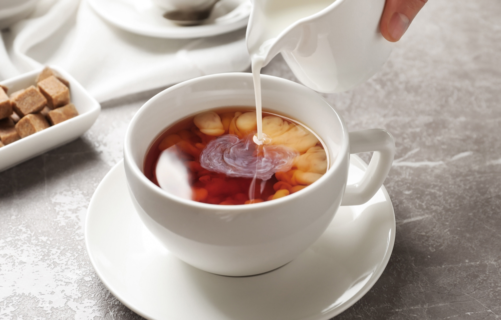 Tee – perfekt mit einem Schuss Milch