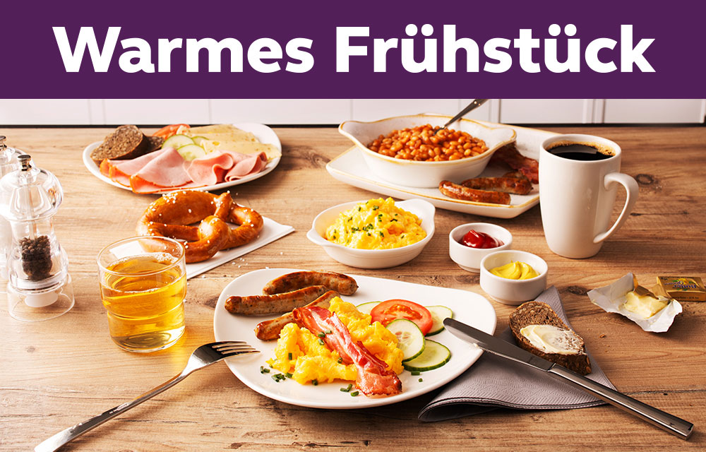 Warmes Frühstück bei Premier Inn