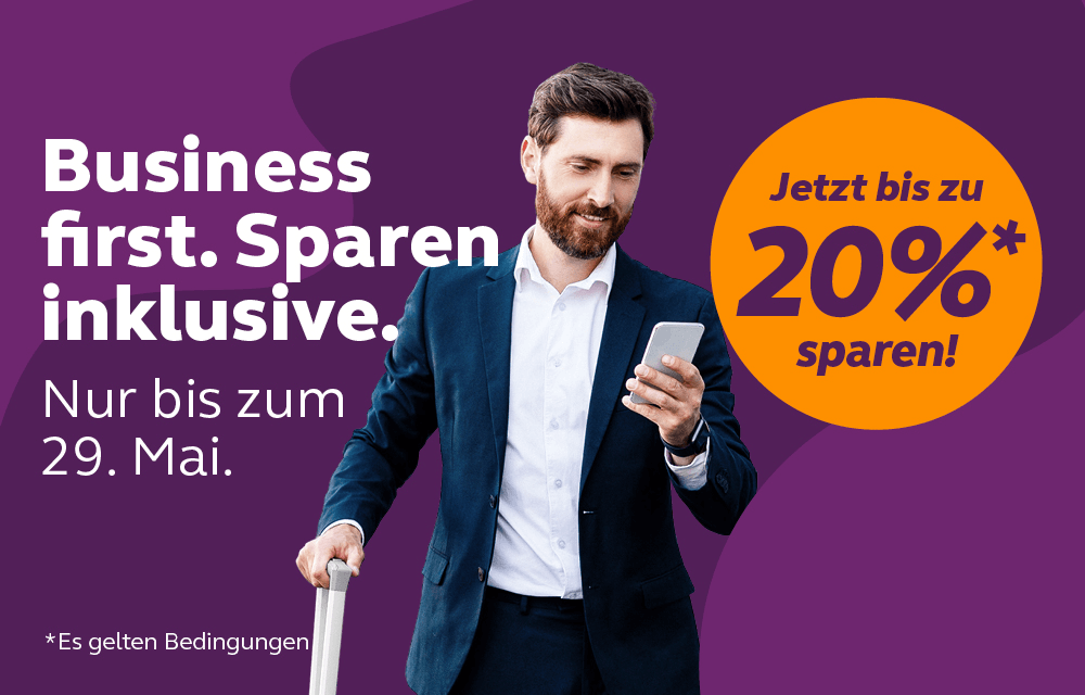 Business first. Sparen inklusive.