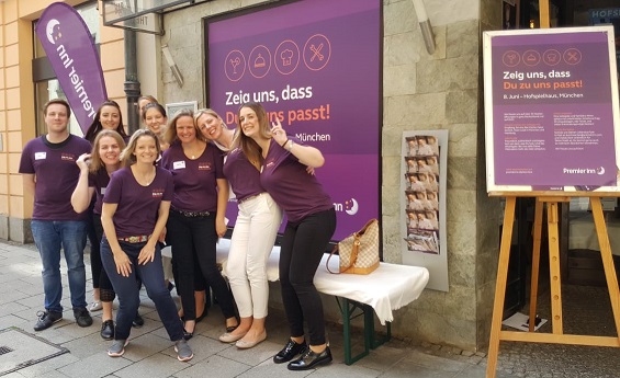 20.08.19 | Diversity und Personality first: Premier Inn geht bei der Mitarbeitersuche in München kreative Wege