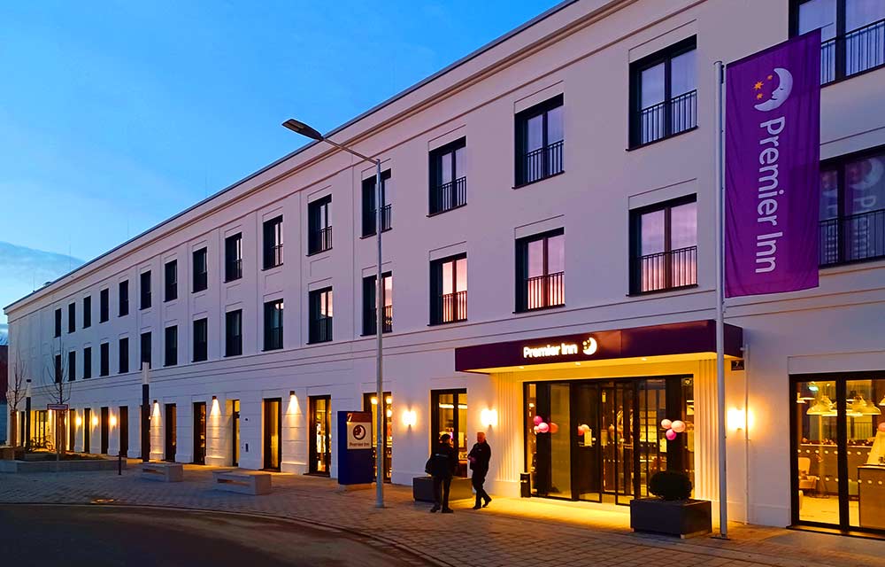 Außenansicht Premier Inn Regensburg City Centre