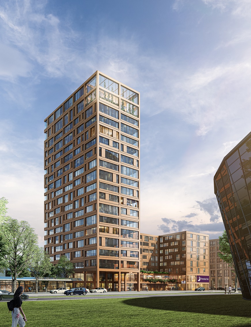 Stadt Dortmund Projekt - Premier Inn & kadawittfeldarchitektur