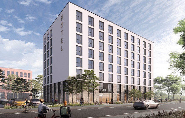 Visualisierung Premier Inn Bremerhaven Frontseite
