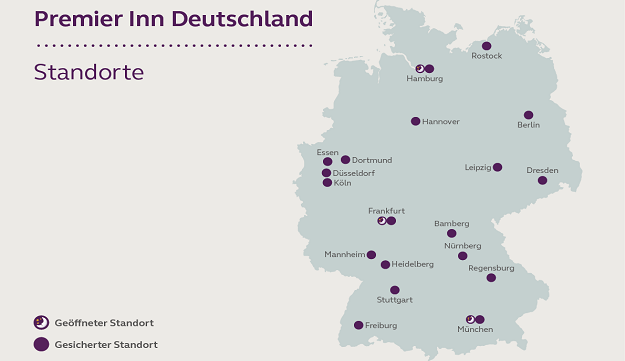 20.01.2020 | Premier Inn mit über 20 Hotels in bester Lage bis Ende 2020 