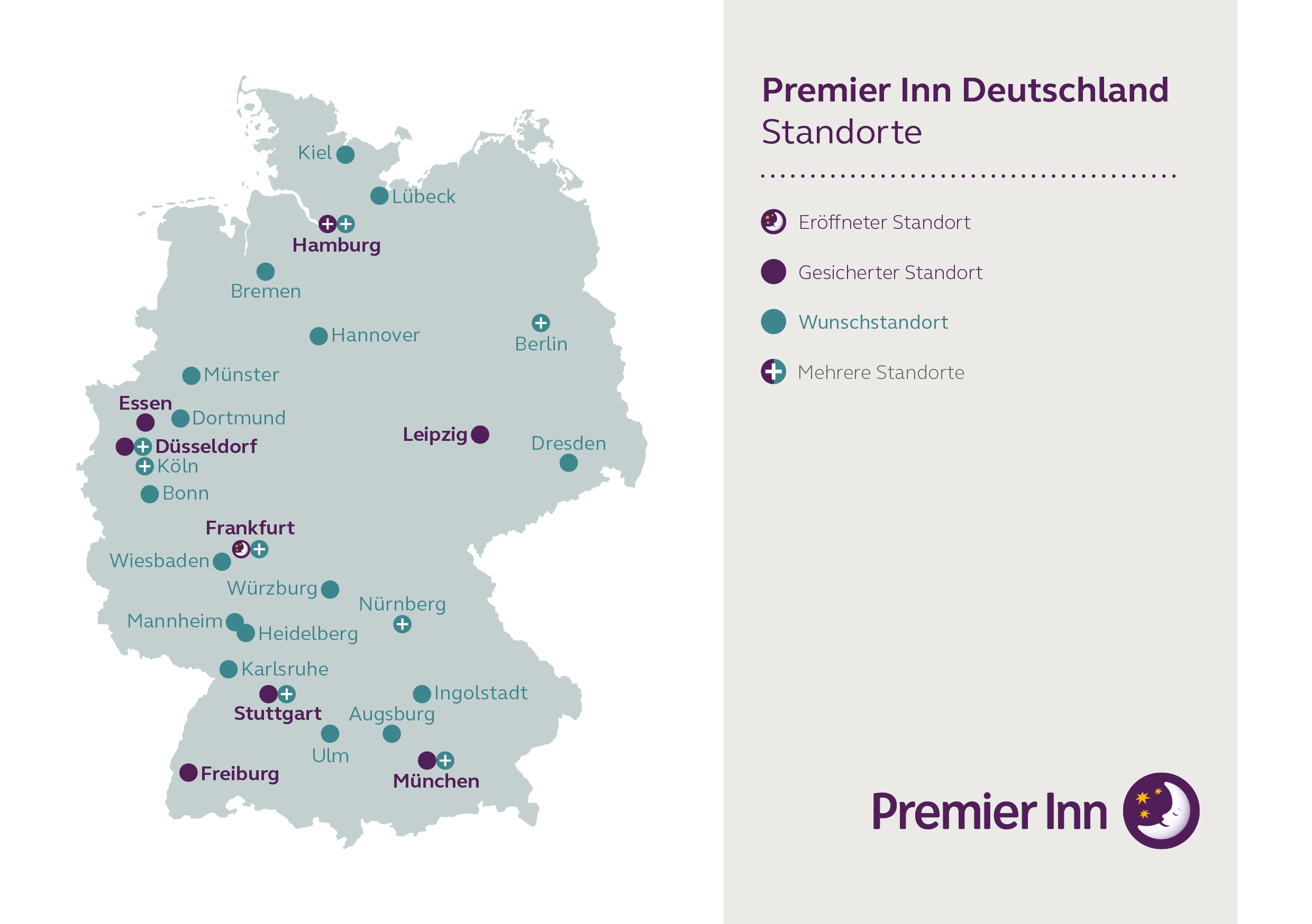 Unsere Hotelstandorte im Überblick