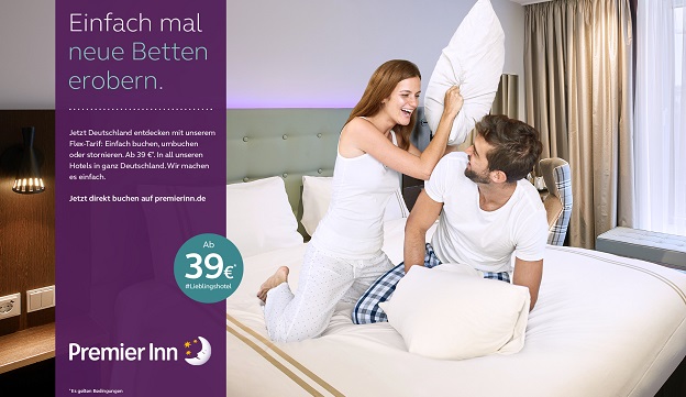 15.06.2020 | Premier Inn setzt auf hohe Flexibilität mit neuer Sommer-Kampagne