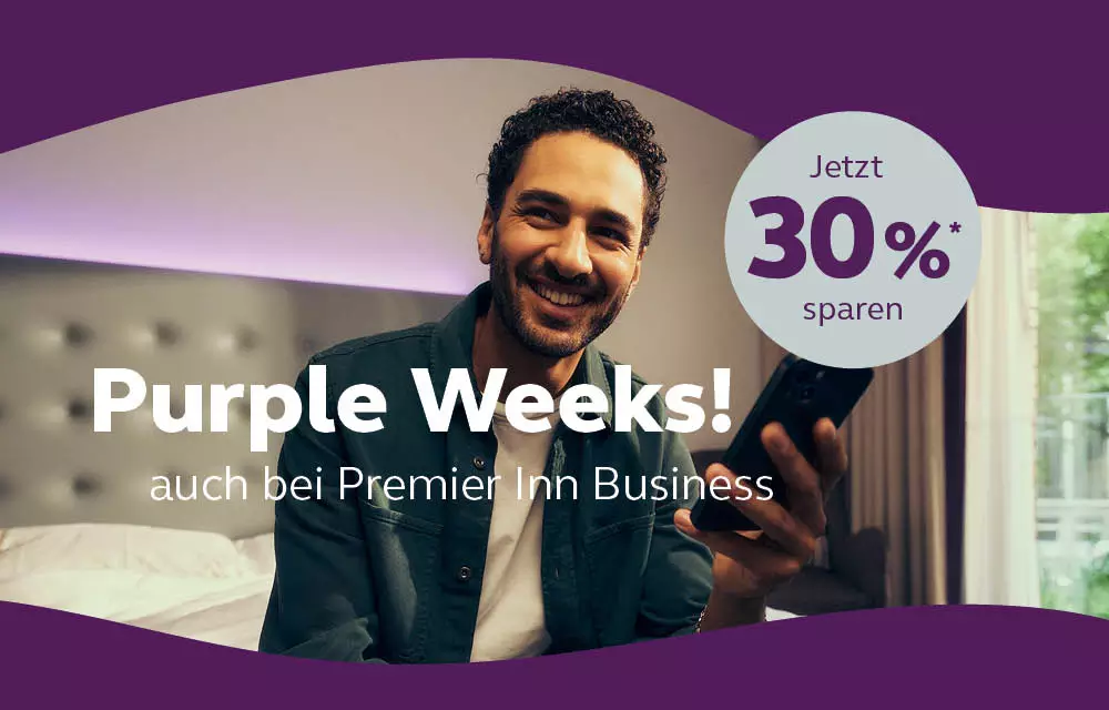 Purple Weeks bei Premier Inn Business