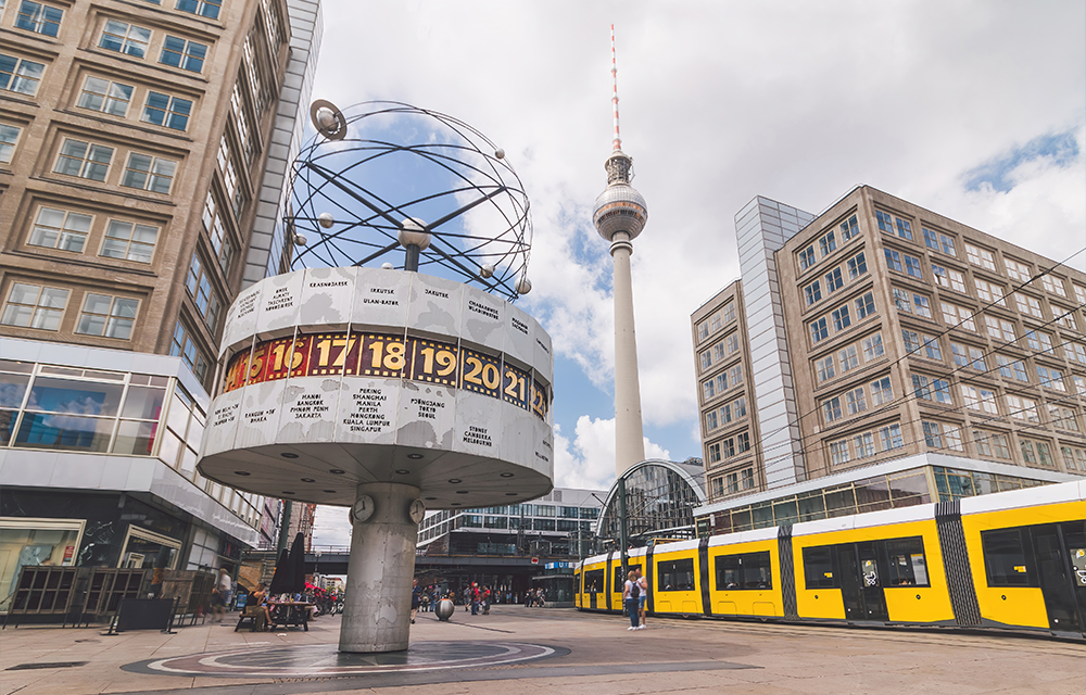 Weltzeituhr am Alexanderplatz