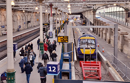 Unterwegs mit der Bahn