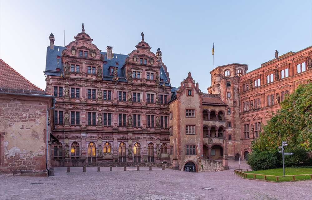 Romantischer Innenhof