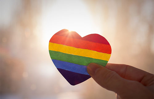 Regenbogenfahnen