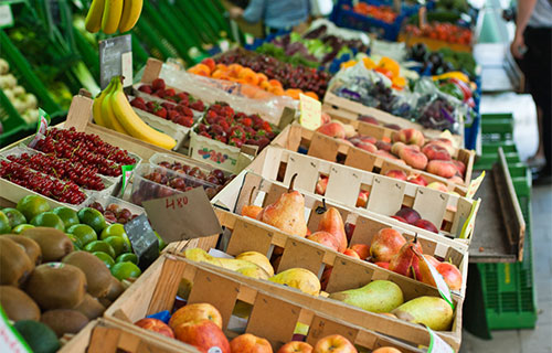 Frisch vom Markt