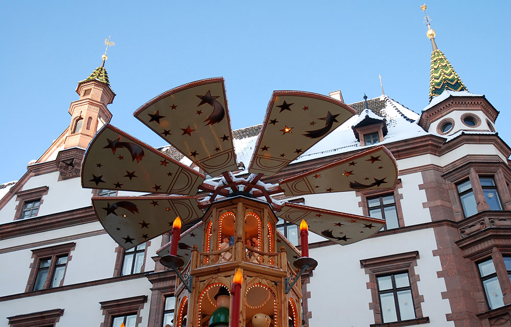 Traditionelle Weihnachtspyramide