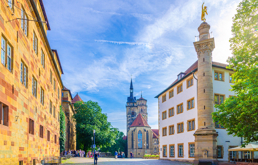Blick auf die Stiftskirche