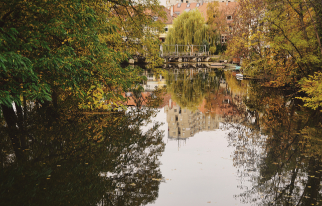 Fluss Oker Braunschweig