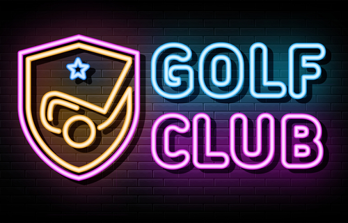 Golf Club Neonschild