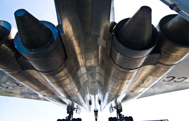 Überschall-Flugzeug Tupolev TU-144