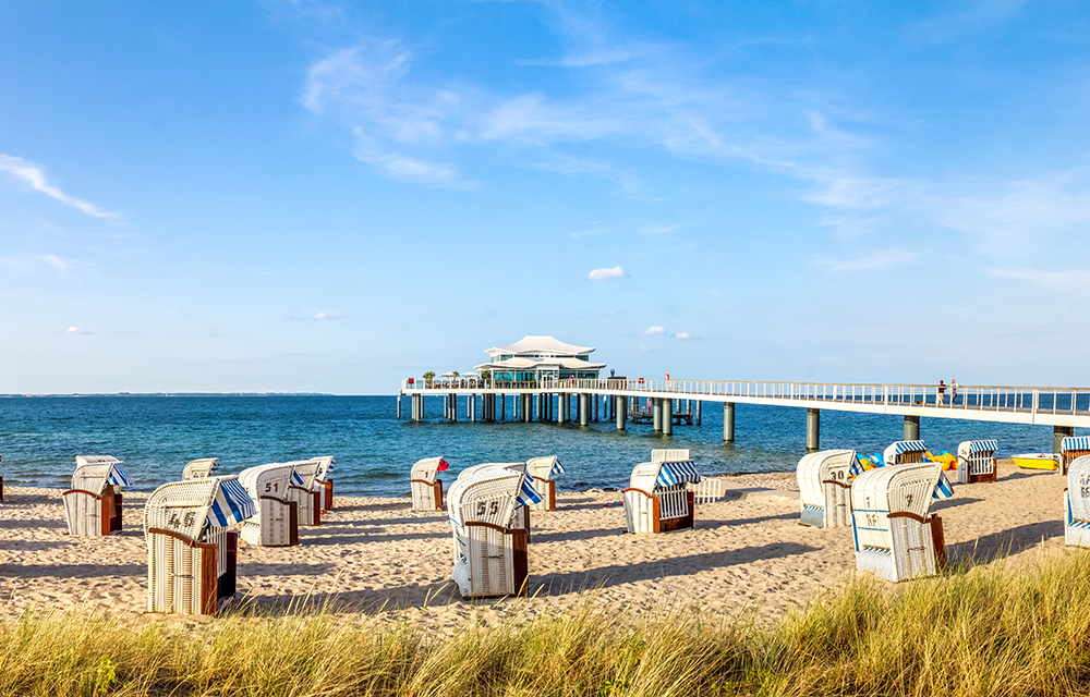 Die Sonne im Strandkorb genießen